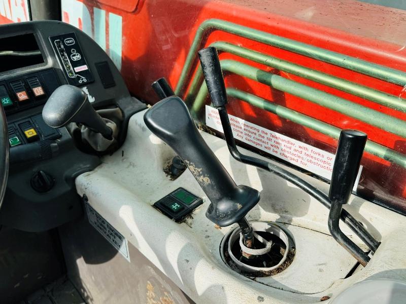 MANITOU MT732 TELEHANDLER*C/W PALLET TINES*VIDEO*