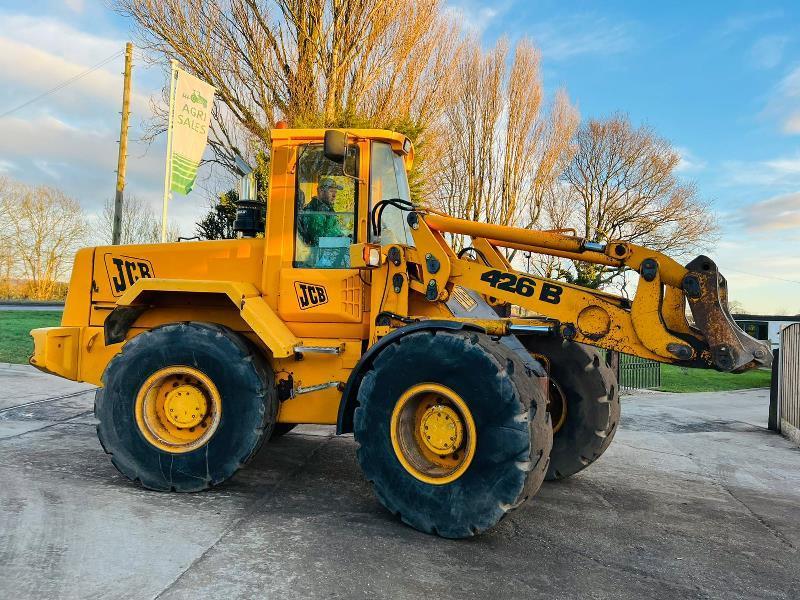 JCB 426B 4WD LOADING SHOVEL C/W JOYSTICK CONTROL *VIDEO*