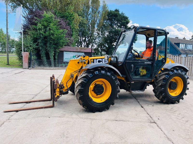 JCB 526-56 4WD TELEHANDLER *AG-SPEC, YEAR 2013* C/W PICK UP HITCH *VIDEO*