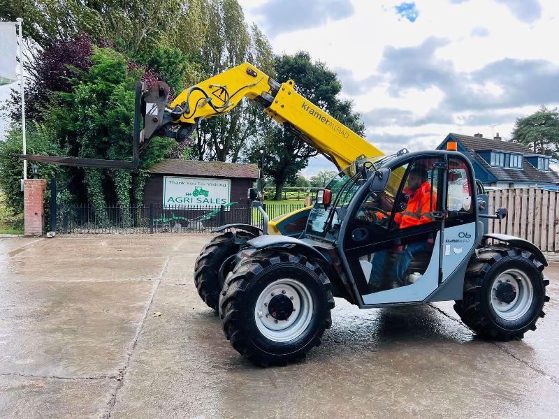KRAMER 407 4WD TELEHANDLER *YEAR 2011, AG SPEC, NEW ENGINE FITTED 2017*VIDEO*