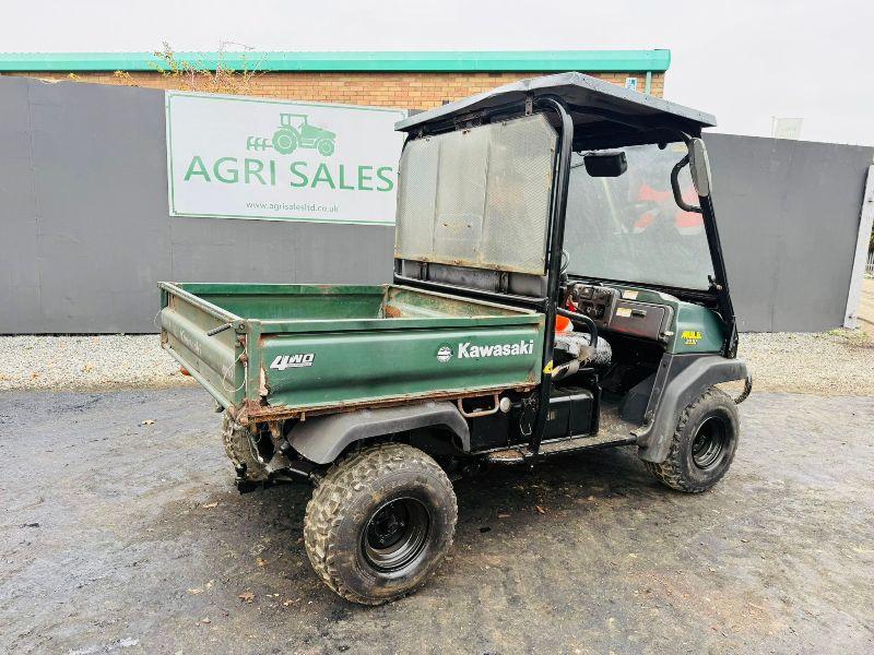 KAWASAKI 3010 MULE 4WD DIESEL UTILITY VEHICLE*REAR TIP*VIDEO*