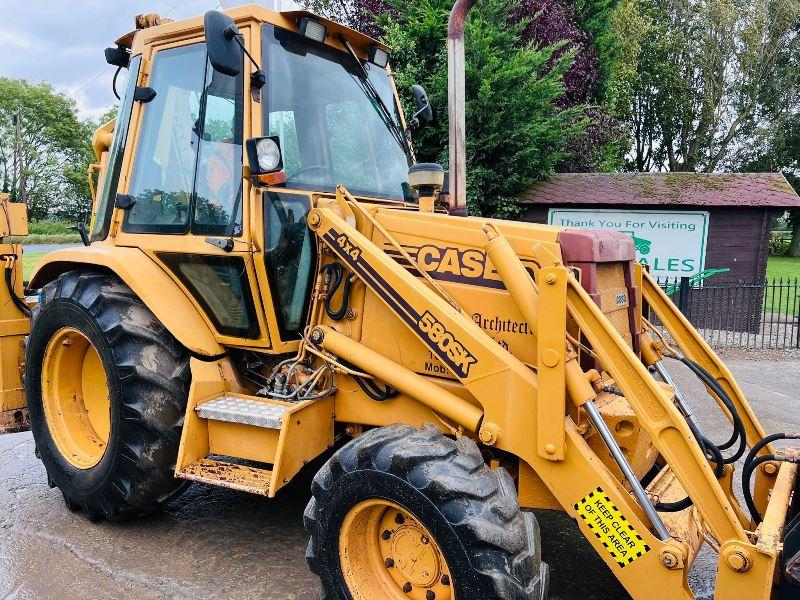 CASE 580SK 4WD BACKHOE DIGGER C/W EXTENDING DIG & 2 X BUCKETS *VIDEO*