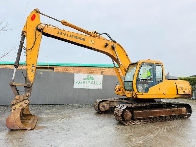 HYUNDAI ROBEX 220LC-3 EXCAVATOR*C/W BUCKET*VIDEO*