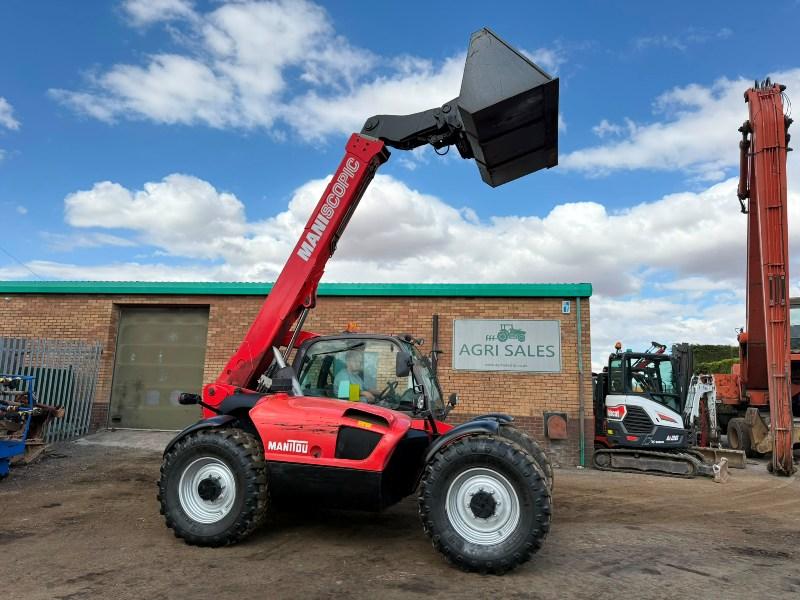 MANITOU MLT 741 TURBO TELEHANDLER*C/W BUCKET*AG SPEC*VIDEO*