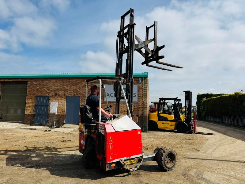 PALFINGER F3-203 ROUGH TERRAIN FORKLIFT*C/W PALLET TINES*YEAR 2013*VIDEO*