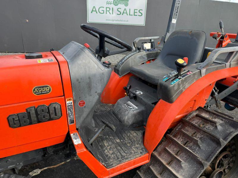 KUBOTA GB180 HALF TRACK COMPACT TRACTOR*C/W ROTOVATOR*VIDEO*