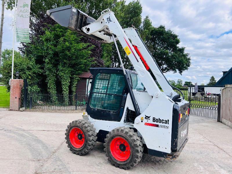 BOBCAT S550 4WD SKIDSTEER *YEAR 2016, 3974 HOURS* C/W BUCKET *VIDEO*