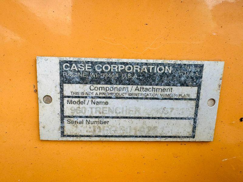 CASE ASTEC 960 QUAD TRACK TRENCHER* READING 1786 HOURS*C/W BLADE*VIDEO*