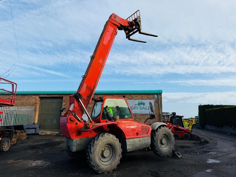 MANITOU MT1235 TELEHANDLER*C/W PALLET TINES*VIDEO*