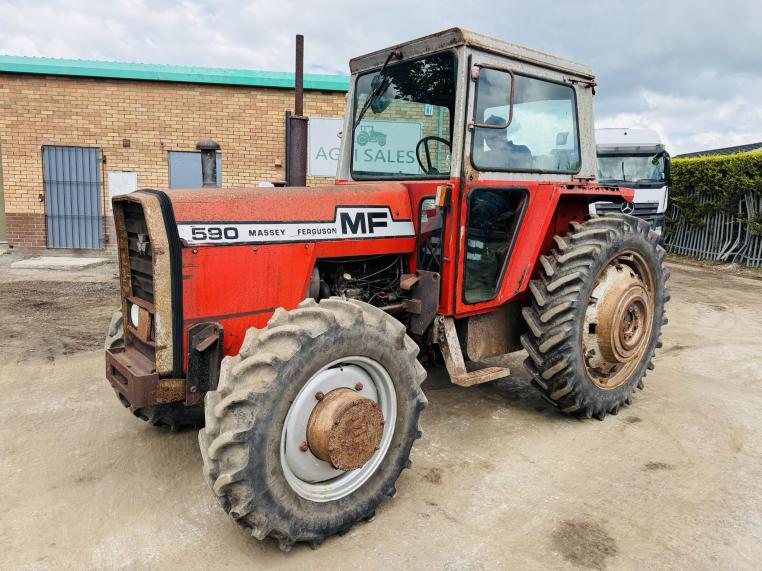 MASSEY FURGUSON 590 4WD TRACTOR*C/W MULTI POWER*VIDEO*
