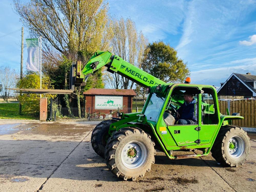 MERLO P26.6LPT TURBO TELEHANDLER * AG SPEC ONLY 6414 HOURS * C/W PUH