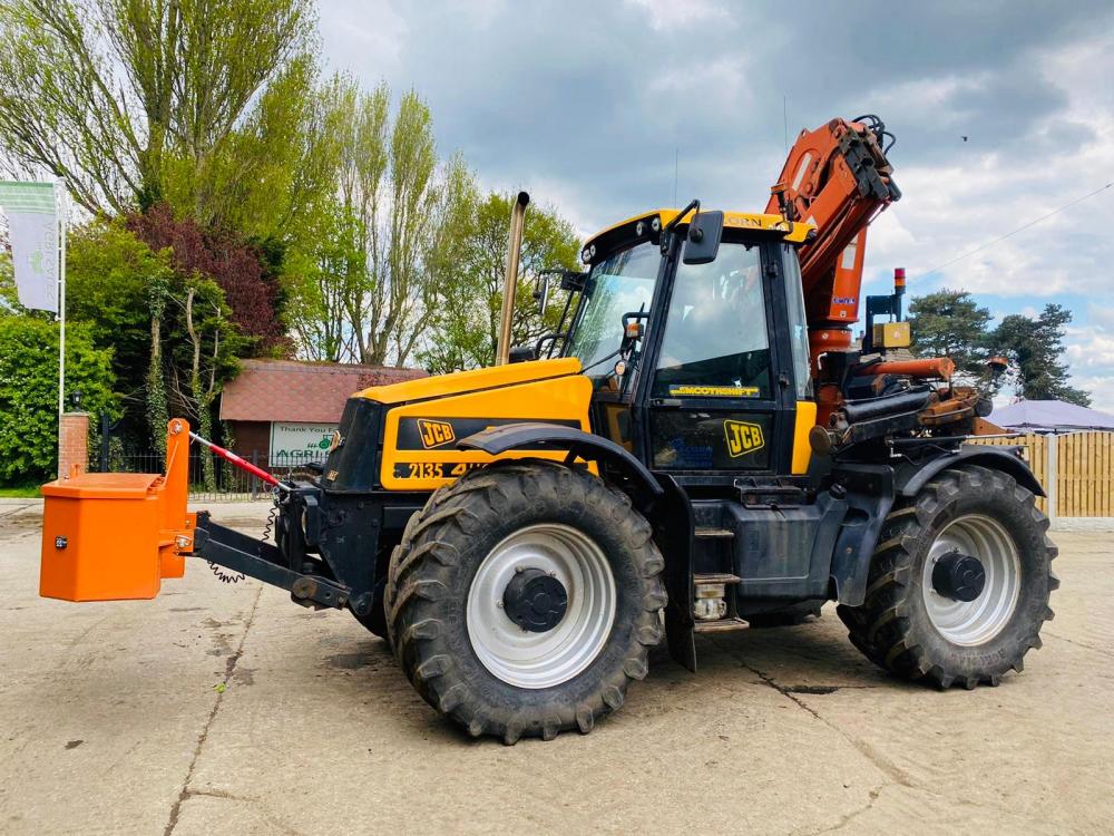 JCB 2135 4WS FASTRAC C/W REMOTE CONTROL ATLAS TEREX 105.6 CRANE YEAR 2006