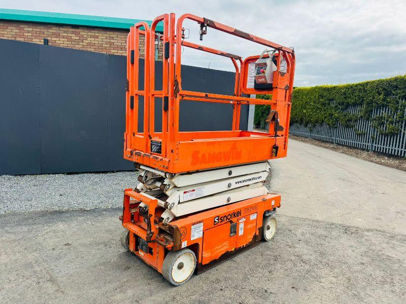 SNORKEL S3219E SCISSOR LIFT*YEAR 2017*READING 70 HOURS*VIDEO*