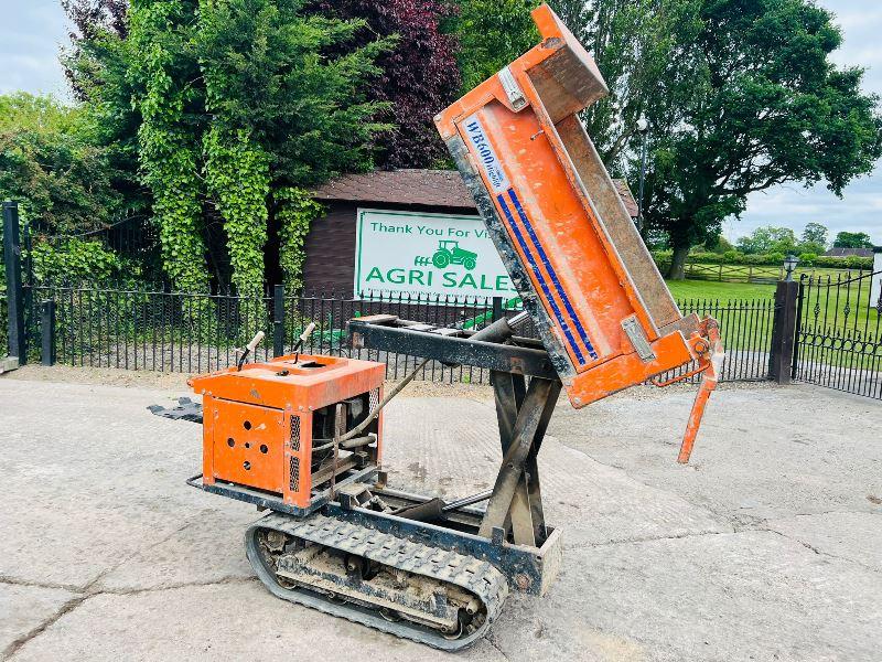 WINBULL WB600 HIGH TIP TRACKED DUMPER C/W MANAL GEAR BOX *VIDEO*