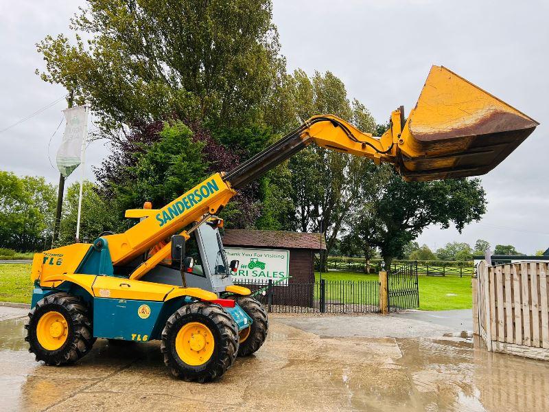 SANDERSON TL6MT 4WD TELEHANDLER *ONLY 2515 HOURS* C/W BUCKET 