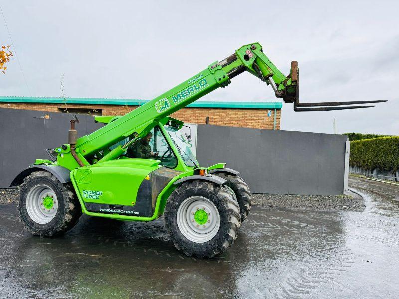 MERLO P32.6+ TELEHANDLER 4WD*C/W PALLET TINES*VIDEO*