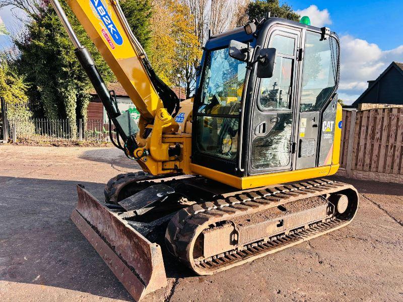 CATERPILLAR 308E2CR EXCAVATOR *YEAR 2014* C/W QUICK HITCH *VIDEO*