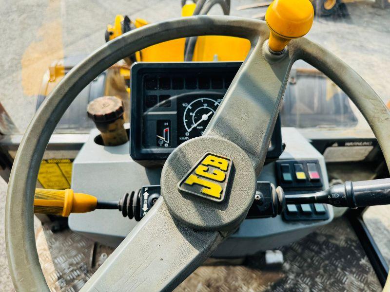 JCB 408 PIVOT STEER HANDLER *C/W LONG PALLET TINES*VIDEO*