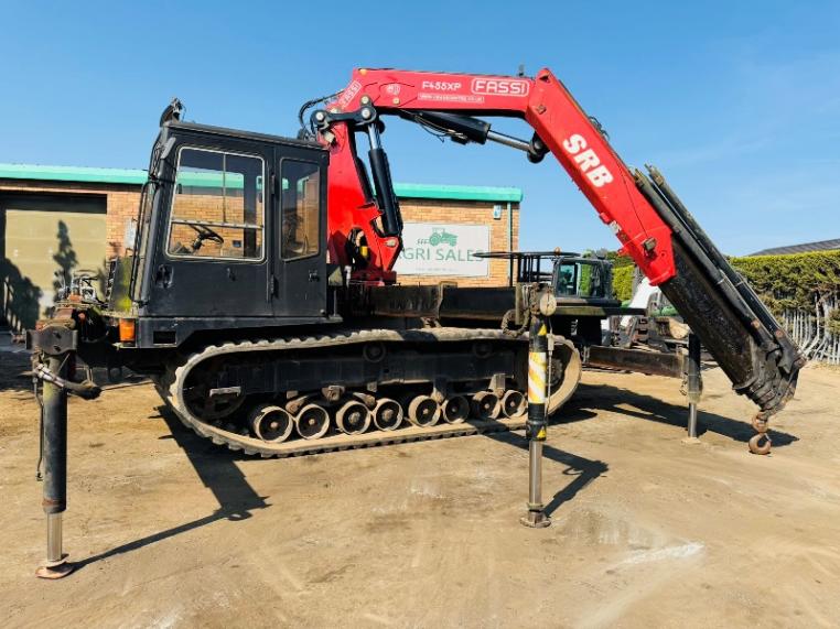 MOROOKA TRACKED DUMPER*C/W FASSI F455XP 7 PUSH OUT CRANE*VIDEO*