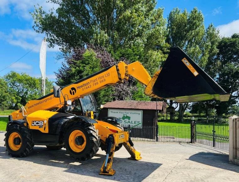 JCB 540-140 HI VIZ 4WD TELEHANDLER *YEAR 2017* C/W BUCKET & TINES*VIDEO*