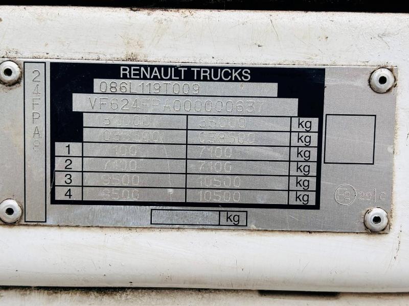 RENAULT 430DXI DOUBLE DRIVE TIPPER LORRY *YEAR 2011* SPARES AND REPAIRS 