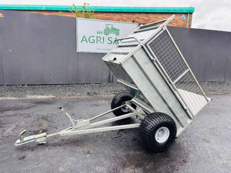ROB ASTLEY SINGLE AXLE LOW TIP TRAILER*VIDEO*