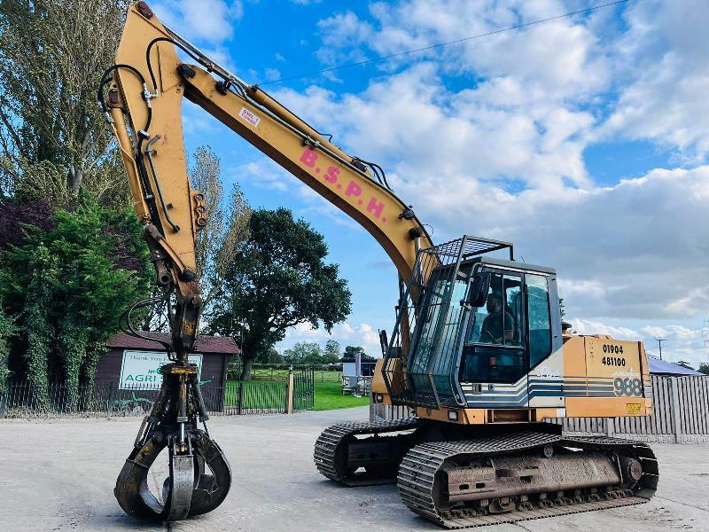 CASE 988-CK PLUS TRACKED EXCAVATOR *6950 HOURS* C/W 5 TINE SCRAP GRAB *VIDEO*