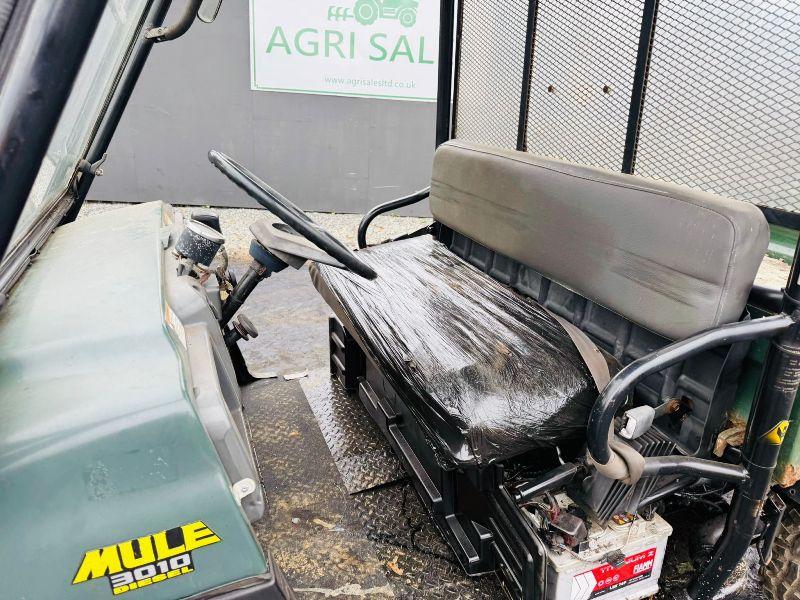 KAWASAKI 3010 MULE 4WD DIESEL UTILITY VEHICLE*REAR TIP*VIDEO*