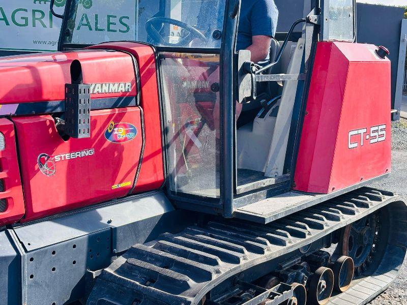 YANMAR CT55 CRAWLER TRACTOR*C/W LINKAGE AND PTO*READING 1276 HOURS*VIDEO*