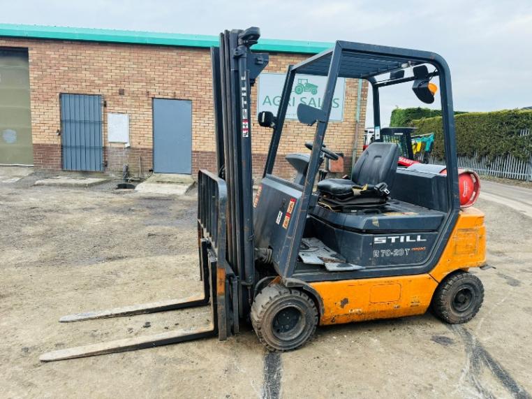 STILL R70-20G FORKLIFT*ENGINE TURNS OVER BUT WONT START*VIDEO*