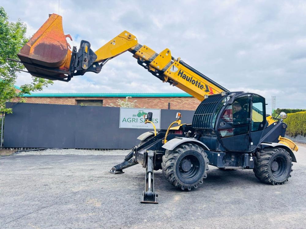 HAULOTTE 17M JACK LEG TELEHANDLER* 2129 HOURS*C/W BUCKET AND TINES*VIDEO*