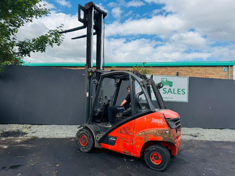 LINDE H35D-02 FORKLIFT*C/W PALLET TINES*YEAR 2016*VIDEO*