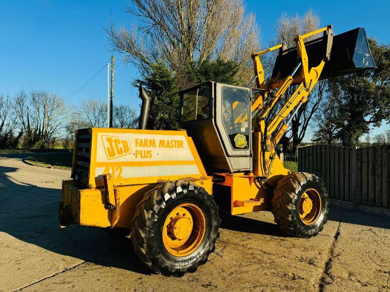 JCB 412 4WD LOADING SHOVEL C/W PERKINS ENGINE & BRAND NEW BUCKET *VIDEO*