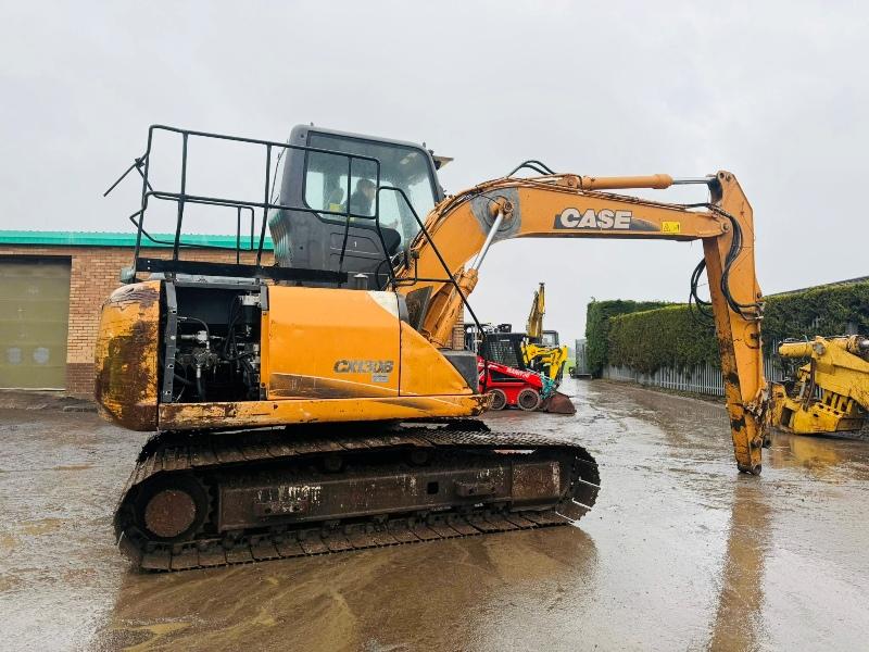 CASE CX130 HIGH CABBED EXCAVATOR*C/W STEEL TRACKS*VIDEO*