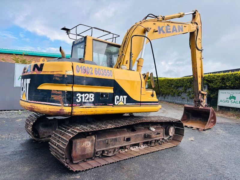 CAT 312B EXCAVATOR* READING 9108 HOURS*C/W QH & BUCKET*VIDEO*