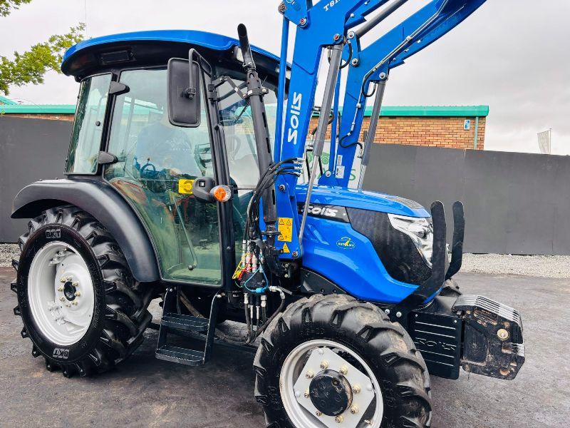 SOLIS 50RX TRACTOR*C/W SOLIS FRONT LOADER*194 HOURS*YEAR 2021*VIDEO*