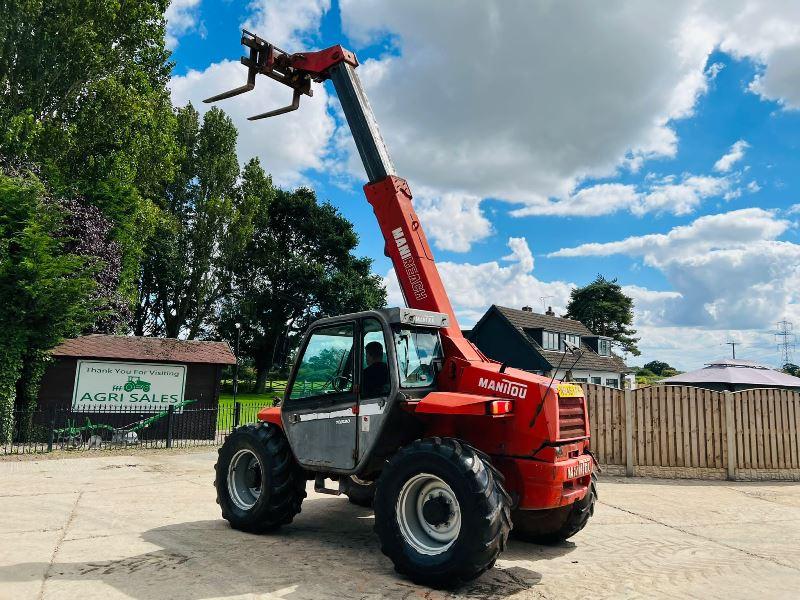 MANITOU MLT628T 4WD TELEHANDLER *6164 HOURS* C/W PALLET TINES *VIDEO*