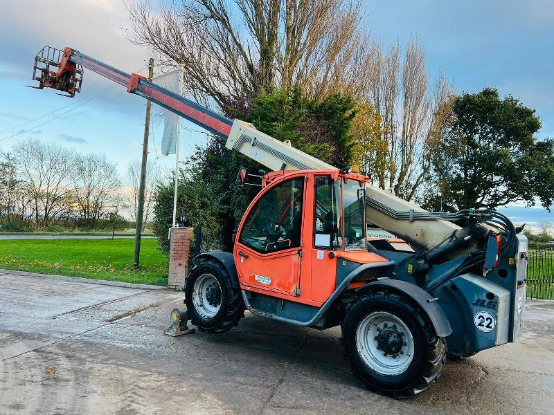 JLG 4013 4WD TELEHANDLER *13 METER REACH* C/W PALLET TINES & PERKINS ENGINE *VIDEO*