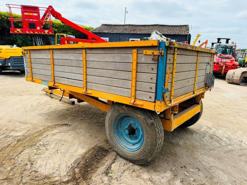 BAMFORDS SINGLE AXLE TIPPING TRAILER*VIDEO*
