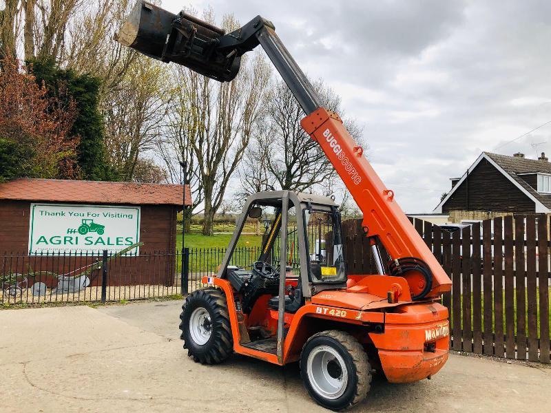 MANITOU BT420 4WD BUGGISCOPIC * ONLY 4372 HOURS * PLEASE SEE VIDEO