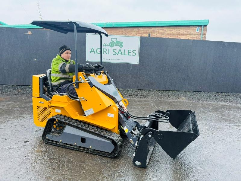 *NEW*NEWRICK ZW480 PEDESTRIAN LOADER*C/W 3 IN ONE BUCKET*2025*VIDEO*