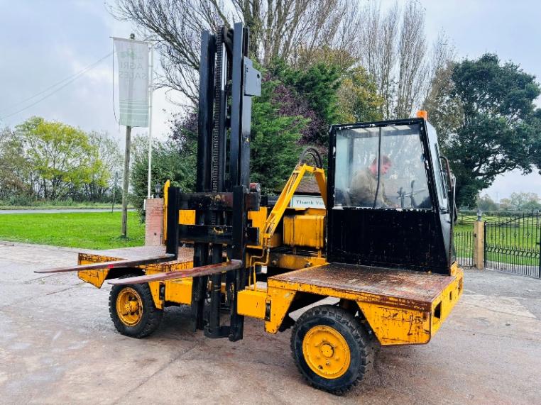 LANCER BOSS 437/MKVA-1 SIDE LOAD DIESEL FORKLIFT C/W PERKINS ENGINE *VIDEO*