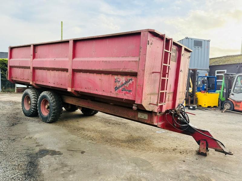 RICHARD WESTERN 12 TONNE TIPPING TRAILER*VIDEO*