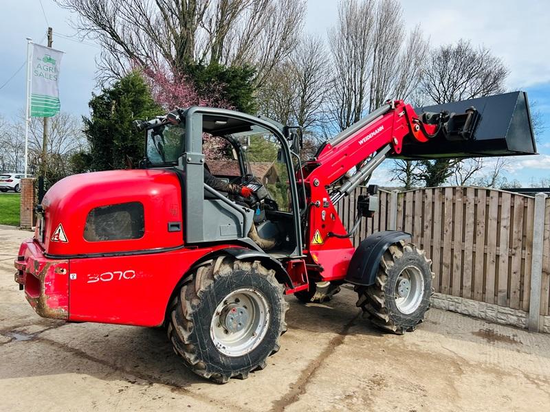 WEIDEMAN 3070CX 4WD TELEHANDLER *YEAR 2011* C/W BUCKET *VIDEO*