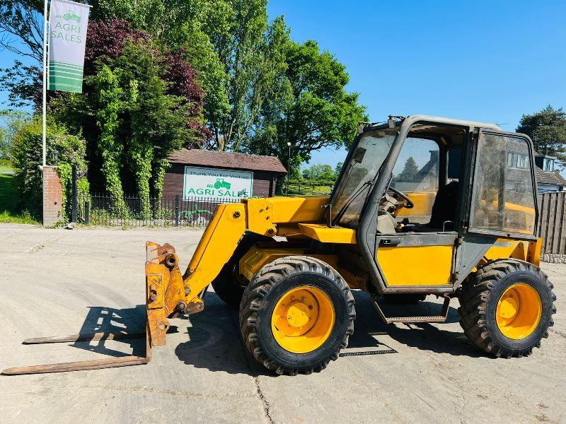 JCB 520 4WD TELEHANDLER C/W PALLET TINES *VIDEO*