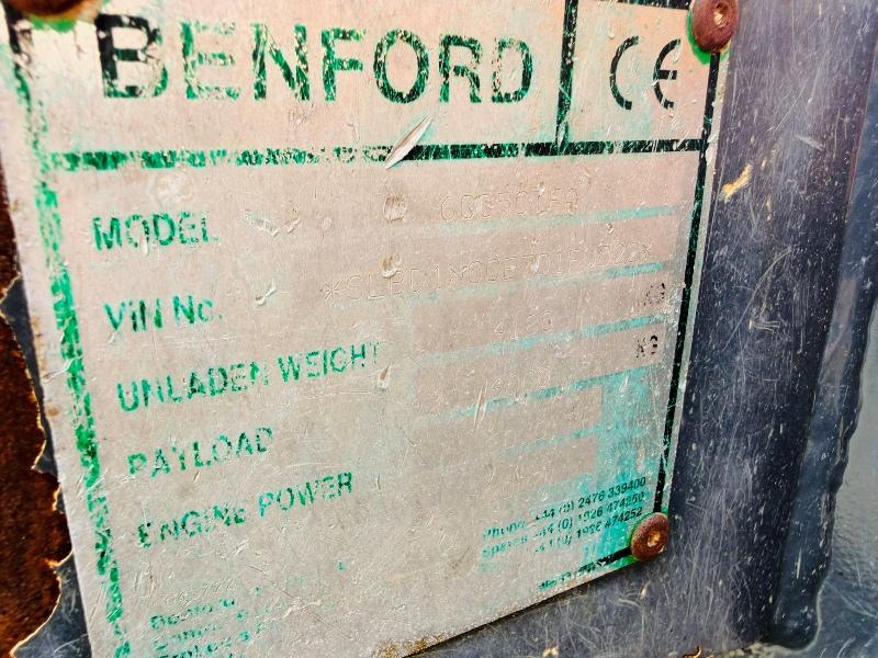 BENFORD TEREX PT6000 STRAIGHT TIP DUMPER*VIDEO*