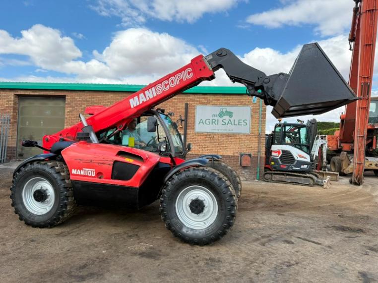 MANITOU MLT 741 TURBO TELEHANDLER*C/W BUCKET*AG SPEC*VIDEO*