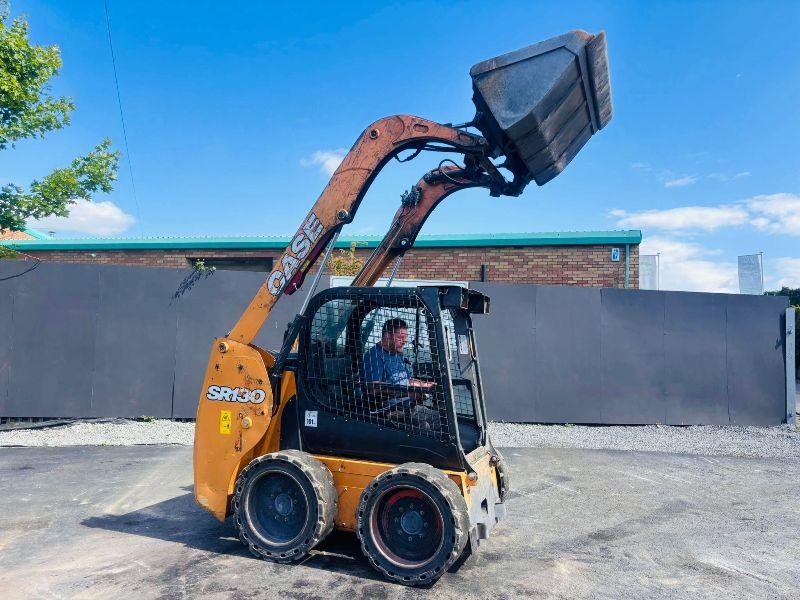 CASE SR130 SKIDSEER*C/W BUCKET*YEAR 2017*VIDEO*
