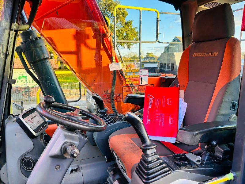 DOOSAN DX170W 4WD WHEELED EXCAVATOR *YEAR 2016* C/W HYDRAULIC TILITING QH *VIDEO*