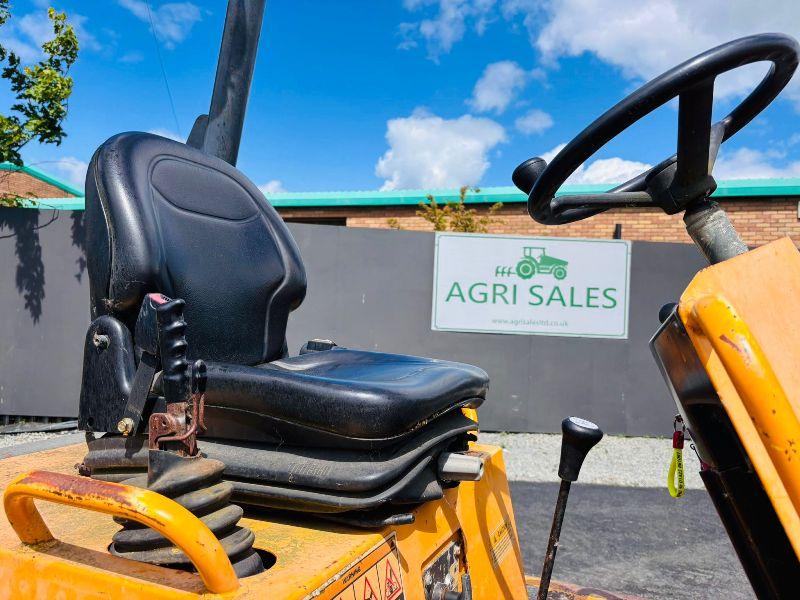 THWAITES MACH570 3 TONNE STRAIGHT TIP DUMPER*READING 1977 HOURS*VIDEO*